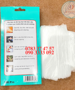 Găng Tay Nilon Xốp – Hộp 100 cái
